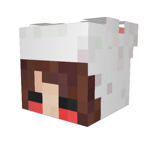 R_Maio Minecraft avatar head, 3D render