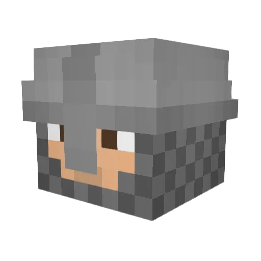 R_Vulture Minecraft avatar head, 3D render