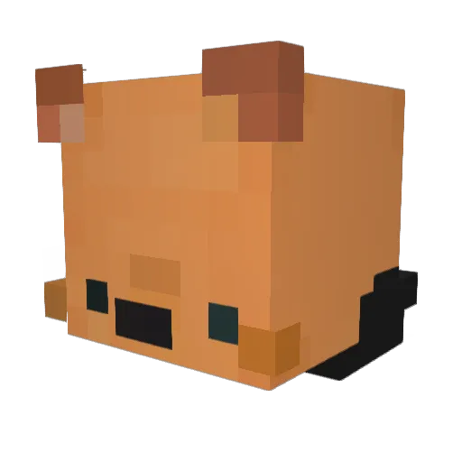 R_a_W_e Minecraft avatar head, 3D render
