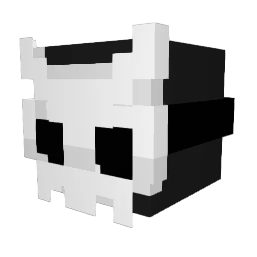 R_ady Minecraft avatar head, 3D render
