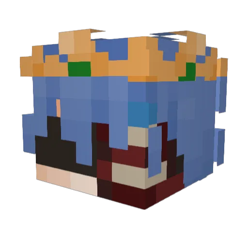R_einars13 Minecraft avatar head, 3D render