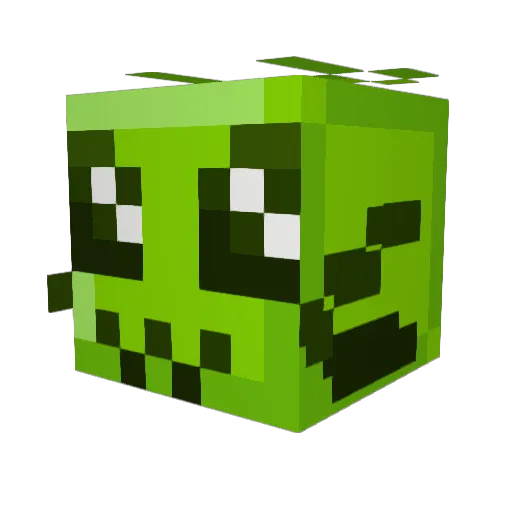 R_eval_ATOR Minecraft avatar head, 3D render