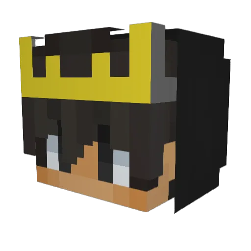 Ra1dzDezz Minecraft avatar head, 3D render