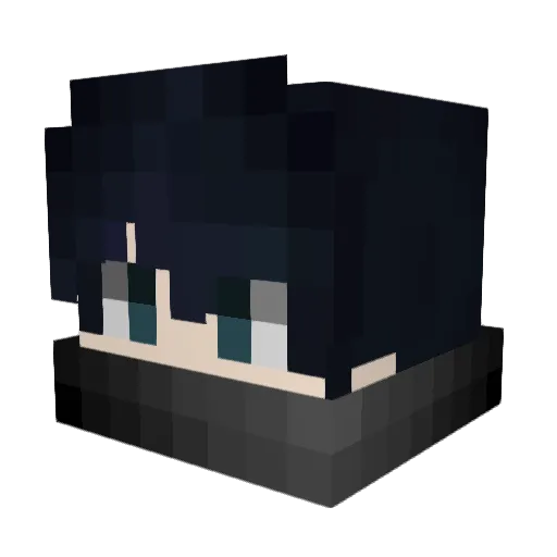 Ra270 Minecraft avatar head, 3D render
