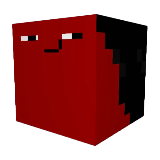Ra85 Minecraft avatar head, 3D render