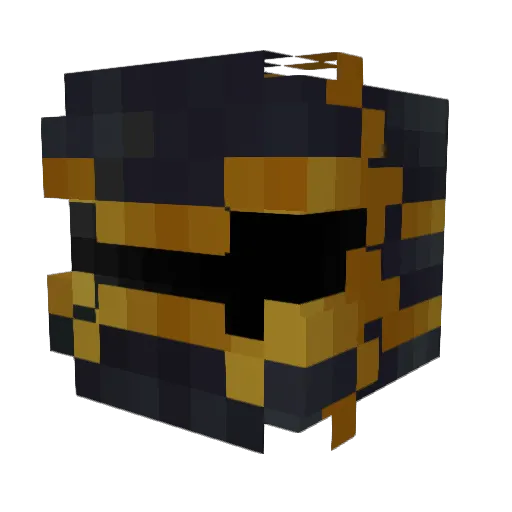 RaD0PL Minecraft avatar head, 3D render