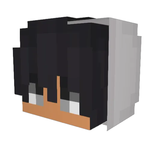 RaMi_IQ Minecraft avatar head, 3D render