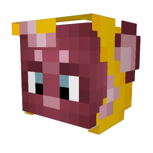 RaRa_JJ Minecraft avatar head, 3D render