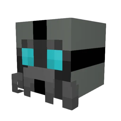 RaXyZexe Minecraft avatar head, 3D render