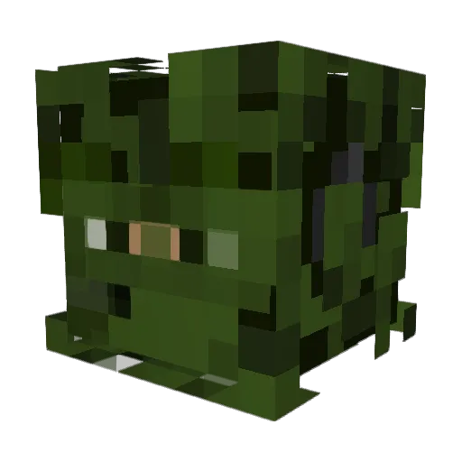 RaZ3r45 Minecraft avatar head, 3D render