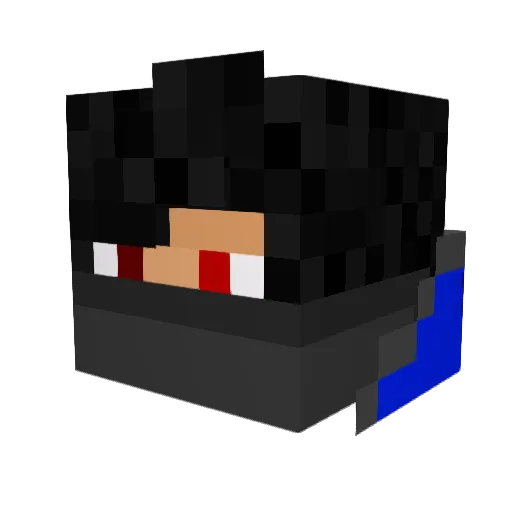 RaZe_Pride Minecraft avatar head, 3D render