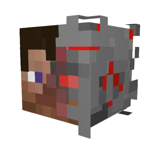 RaZor7744 Minecraft avatar head, 3D render