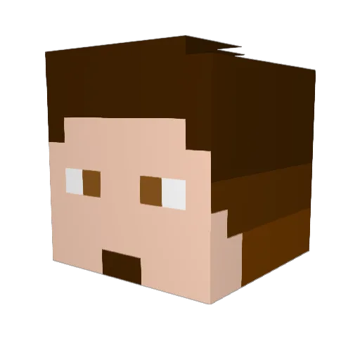 RaZorLynxMcNeil Minecraft avatar head, 3D render