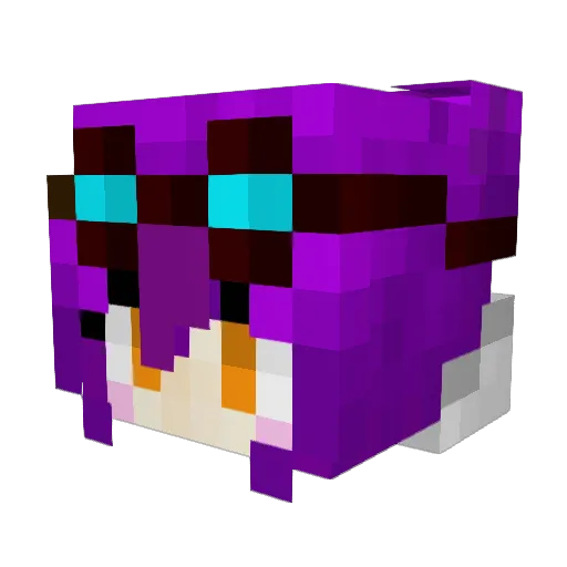 Ra_8310 Minecraft avatar head, 3D render