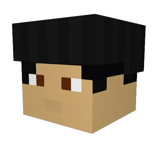 Ra_TheGod Minecraft avatar head, 3D render