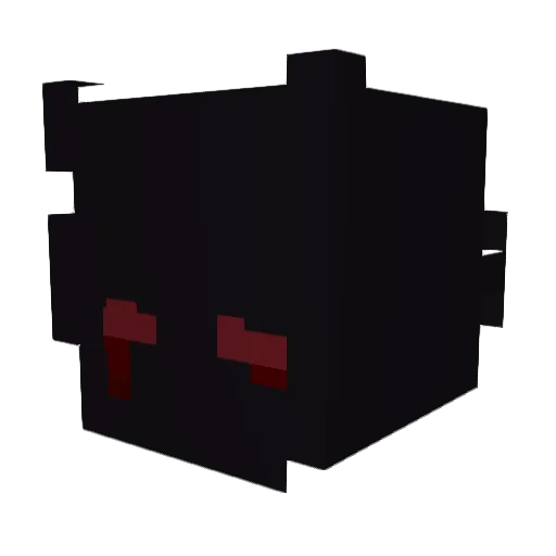 Raaviolii Minecraft avatar head, 3D render