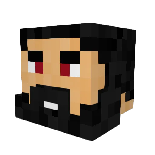 RabIDpupPy9420 Minecraft avatar head, 3D render