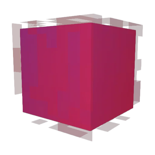 Rabaos Minecraft avatar head, 3D render