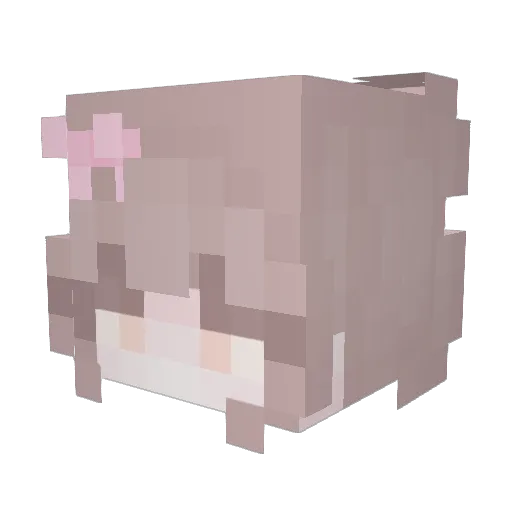 Rabbit031611 Minecraft avatar head, 3D render