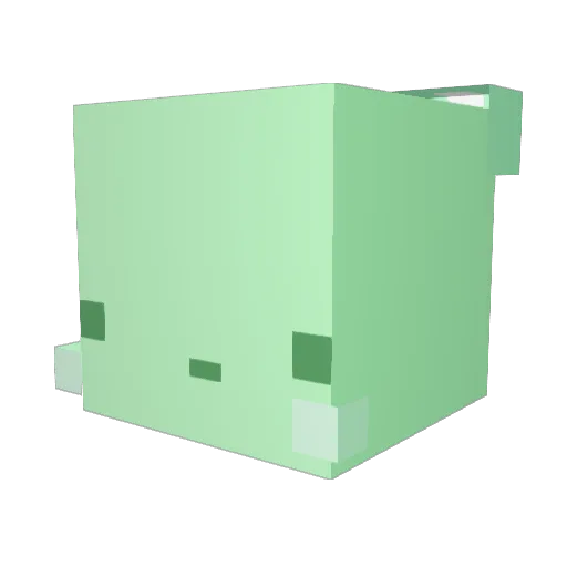 RabbitSenpaii Minecraft avatar head, 3D render