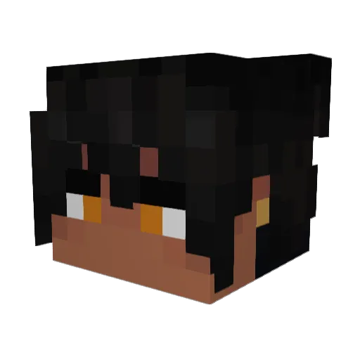 Rabbit_Who2532 Minecraft avatar head, 3D render