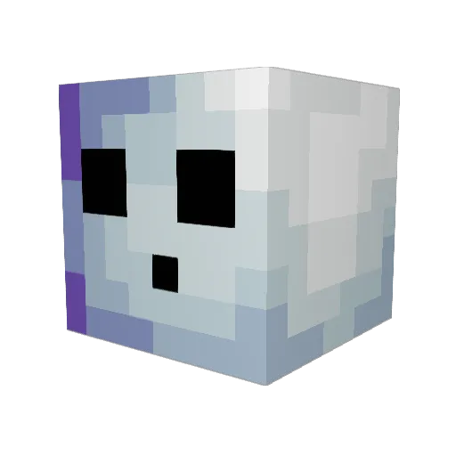 Rabbit_no9 Minecraft avatar head, 3D render