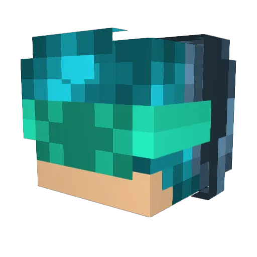 RabbitsMaster Minecraft avatar head, 3D render