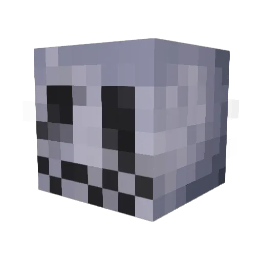 Rabbitsfeet Minecraft avatar head, 3D render