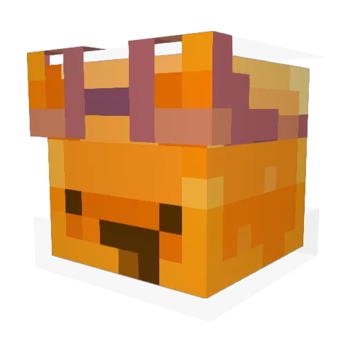 Rabbity01 Minecraft avatar head, 3D render