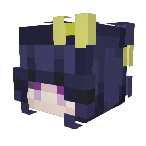 Rabel_Rothy Minecraft avatar head, 3D render