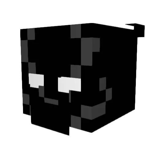 RabidBadger81 Minecraft avatar head, 3D render
