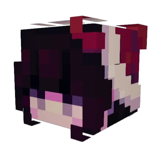 RabidOranges Minecraft avatar head, 3D render