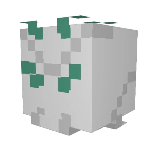 RabidPanzer Minecraft avatar head, 3D render