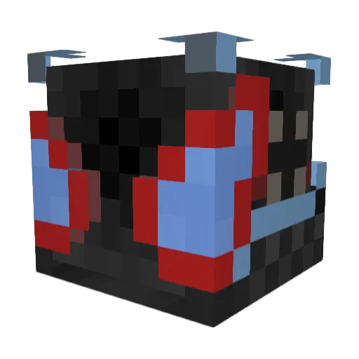 RabidToydog Minecraft avatar head, 3D render