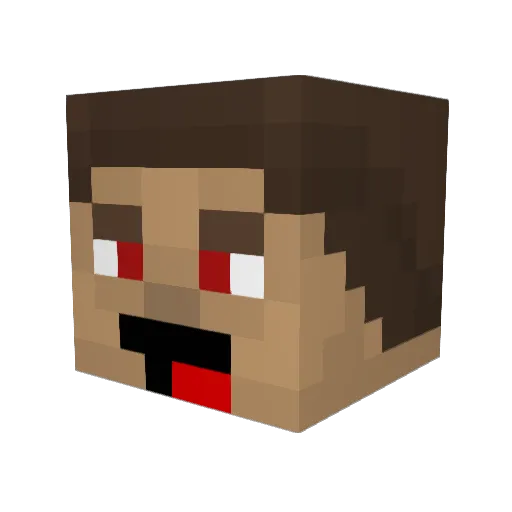 Rabid_Italian Minecraft avatar head, 3D render