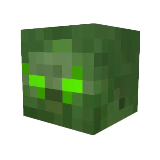 RabiesBloodbath Minecraft avatar head, 3D render