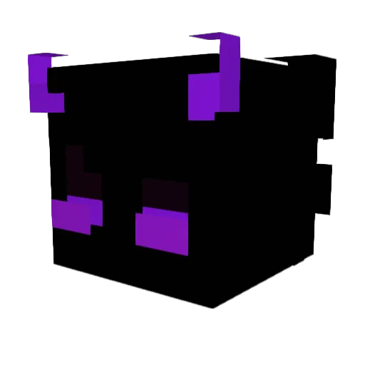 Rabiid Minecraft avatar head, 3D render