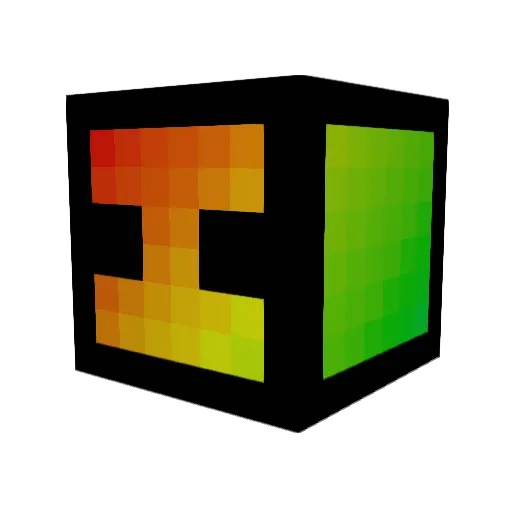 Racamora Minecraft avatar head, 3D render