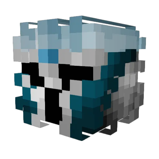 Racc_Attacc_ Minecraft avatar head, 3D render
