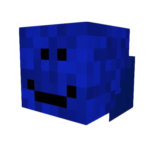 Race_17 Minecraft avatar head, 3D render