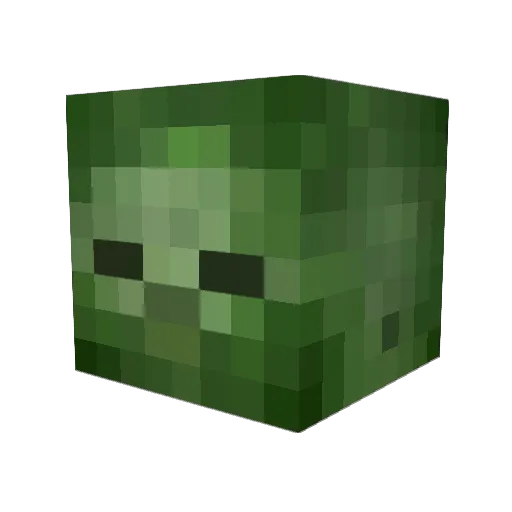Racemouse2012 Minecraft avatar head, 3D render