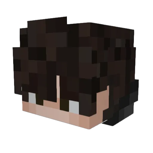 Racer_Luca Minecraft avatar head, 3D render