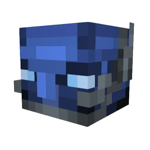 Racerstone Minecraft avatar head, 3D render