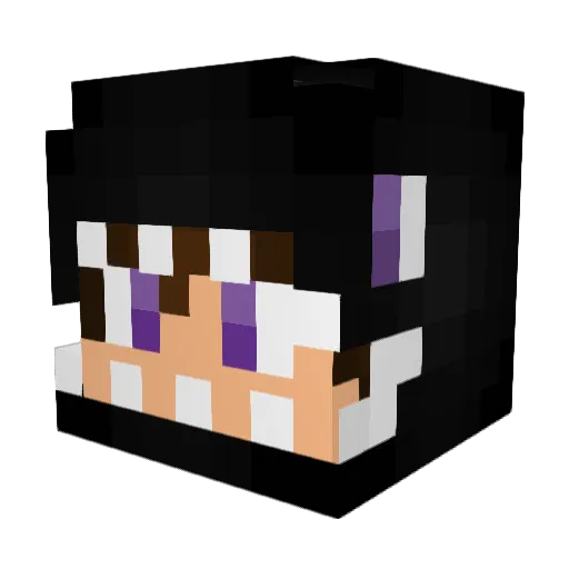 Racette_QC Minecraft avatar head, 3D render