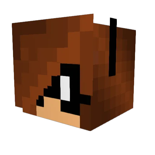 RachelBear23 Minecraft avatar head, 3D render