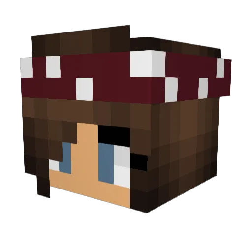 Rachel_Sonia Minecraft avatar head, 3D render