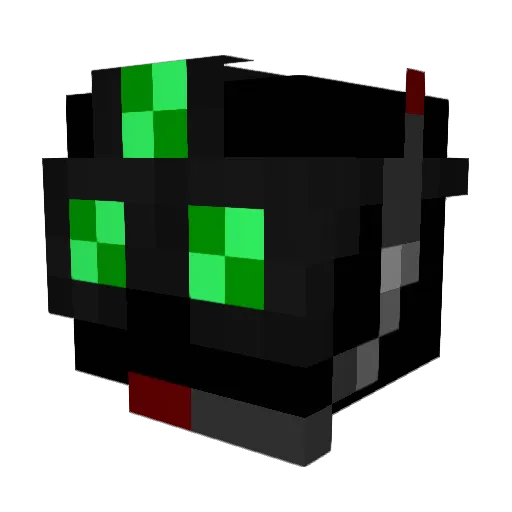 Rachendel Minecraft avatar head, 3D render
