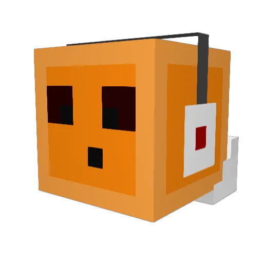 Rachet1980 Minecraft avatar head, 3D render