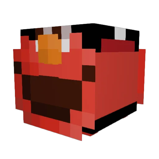 RachieAnne Minecraft avatar head, 3D render