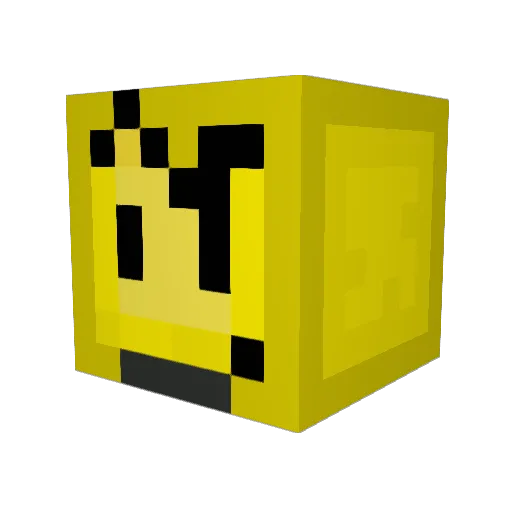 RacinggCar Minecraft avatar head, 3D render